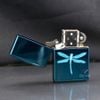 Zippo Xanh Khắc Chuồn Chuồn Sapphire Dragonfly Z21