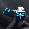 Zippo Xanh Khắc Chuồn Chuồn Sapphire Dragonfly Z21