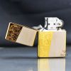 Bật Lửa Zorro Vân Xước Kẻ Chéo Hoa Văn Venetian Mạ Vàng Z91770