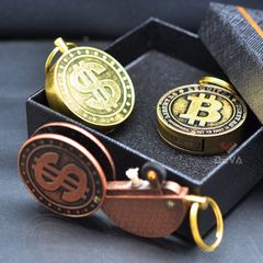 Bật Lửa Zorro Móc Khóa Đồng Xu Tiền Mã Hóa Bitcoin Z623-301
