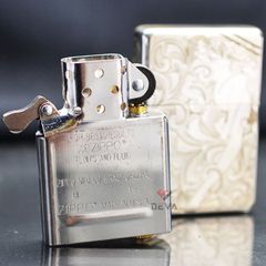 Zippo Bạc Khối Vintage Tái Bản 1937 Chặt Góc Chủ Đề Cô Gái Sexy BK07
