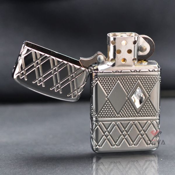 Zippo Slim Armor Chủ Đề Kim Cương Diamond Pattern Design Z334