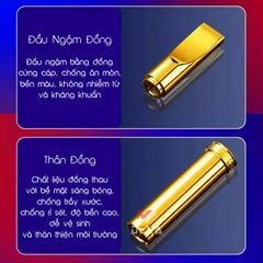 Tẩu lọc Wosda vòng đai hoa văn cho 4 size thuốc Series WSD-103