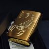 Zippo Vàng Khắc Hình Bọ Cạp Cách Điệu Z210