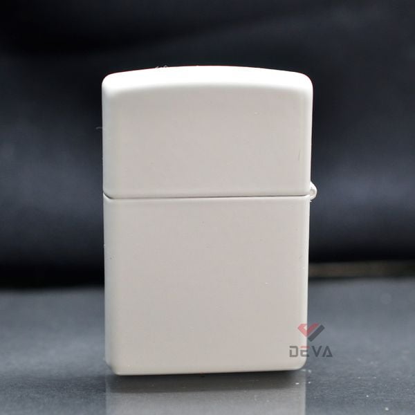 Zippo Sơn Trắng In Logo Ngọn Lửa Zippo Motif Z103