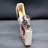 Zippo Sơn Trắng In Logo Ngọn Lửa Zippo Motif Z103