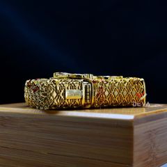 Zippo Bọc Lưới Mạ Vàng Chủ Đề Kỳ Lân Bảo Hộ ZN77