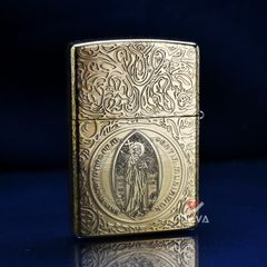 Zippo Khắc Chủ Đề Cây Thánh Giá Trừ Tà Constantine ZN26