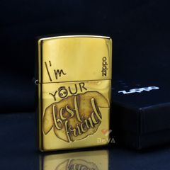 Zippo Khắc Sâu I'm Your Best Friend - Pig ZN133