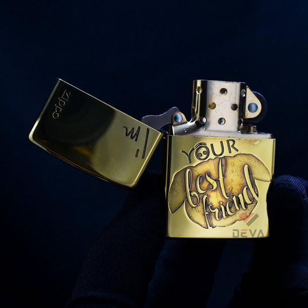Zippo Khắc Sâu I'm Your Best Friend - Pig ZN133