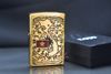 Zippo Khắc Hoa Văn Trống Đồng Bản Đồ Việt Nam ZK35-ZK35A