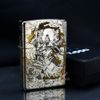 Zippo Khắc Thần Tài Quan Vũ Và Triệu Công Minh ZK25