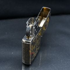 Zippo Khắc Thần Tài Quan Vũ Và Triệu Công Minh ZK25