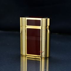 Dupont Hồng Kông Ligne 1 Form Thấp Sơn Mài Đỏ Hoa Văn DT04