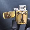 Bật Lửa Ronson Ốp Emblem Cây Thánh Giá R12