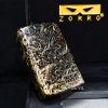 Bật lửa xăng đá Zorro hoa văn cổ điển mạ vàng bản giới hạn Z2-1079