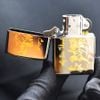 Zippo Sơn Khắc Chủ Đề Mã Đáo Thành Công Mạ Vàng ZK98