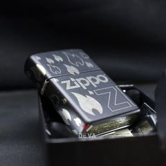 Zippo Mẫu Thiết Kế Ngọn Lửa Biểu Tượng Zippo Design Z46