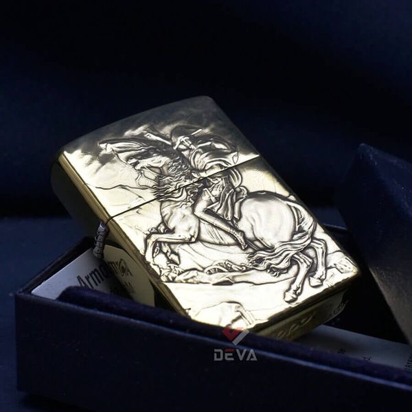 Zippo Armor Khắc Hoàng Đế Pháp Napoléon Bonaparte ZD52