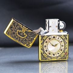 Mẫu Zippo Armor đồng hồ khảm trai ZN38