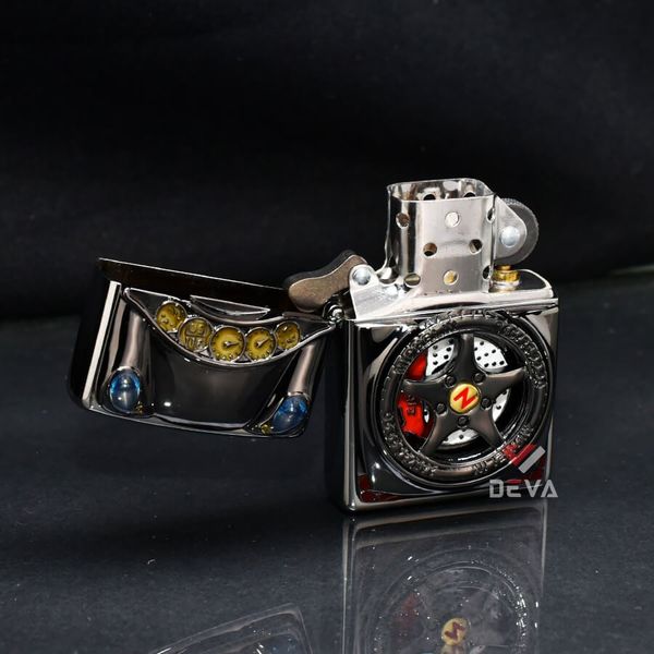 Zippo Ốp Hình Mô Phỏng Xe Hơi Bánh Xe Quay ZN25