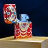 Zippo Vỏ Dày Chủ Đề Múa Lân Sư Rồng Cầu Tài Lộc ZN72
