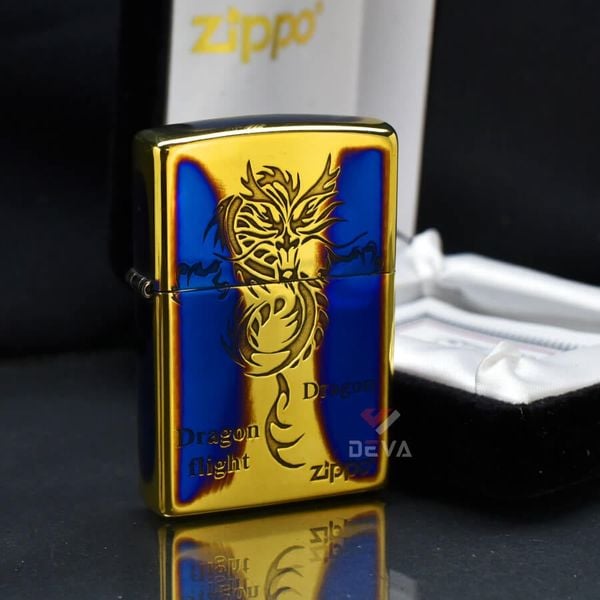 Zippo Đồng Cháy Khắc Rổng Bay Dragon Flight ZN280