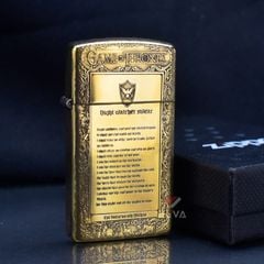 Zippo Slim Khắc Trò Chơi Vương Quyền Game Of Thrones ZK03
