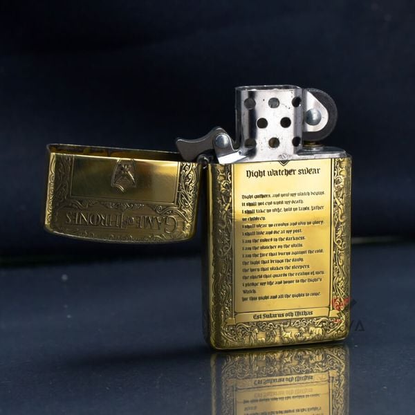 Zippo Slim Khắc Trò Chơi Vương Quyền Game Of Thrones ZK03