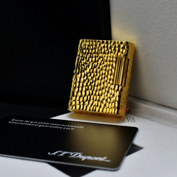 Dupont Hồng Kông Ligne 1 Form Thấp Hoa Văn Gõ Búa DT05