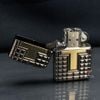 Zippo Armor Sơn Đen Khắc Nổi Cây Thánh Giá Mạ Vàng ZN79
