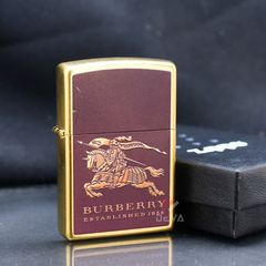 Zippo In Chủ Đề Hãng Thời Trang Burberry ZN274