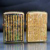 Zippo Khảm Trai Khắc Bát Nhã Tâm Kinh Mạ Vàng ZN129