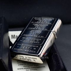 Zippo Ốp Lệch Emblem Mộc Đáy Zippo Qua Các Thời Kỳ ZN83