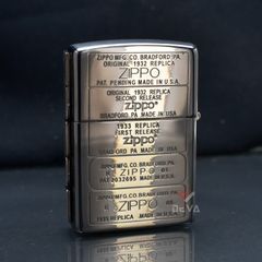 Zippo Ốp Lệch Emblem Mộc Đáy Zippo Qua Các Thời Kỳ ZN83