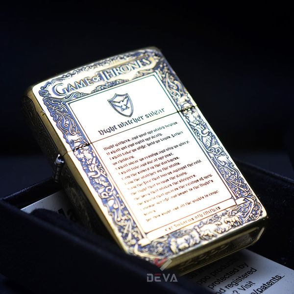 Zippo Khắc Chủ Đề Trò Chơi Vương Quyền Game Of Thrones ZN27