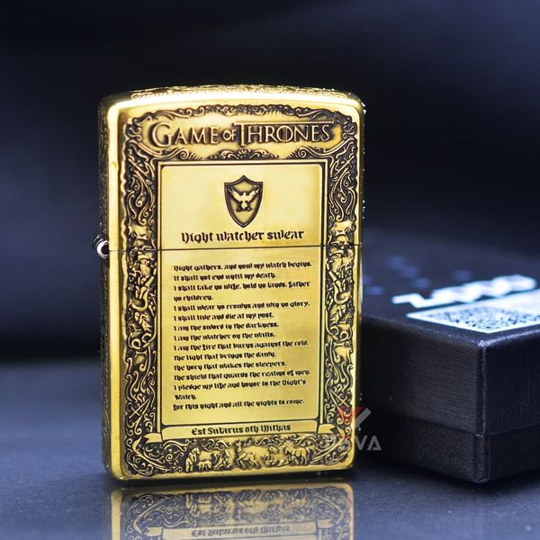 Zippo Khắc Chủ Đề Trò Chơi Vương Quyền Game Of Thrones ZN27