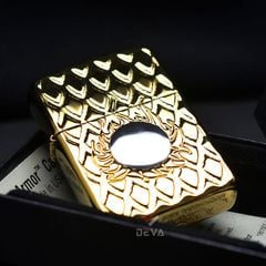 Zippo Armor Mạ Titanium Vàng Vảy Rồng Hỏa Long Châu ZN87