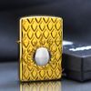 Zippo Armor Mạ Titanium Vàng Vảy Rồng Hỏa Long Châu ZN87