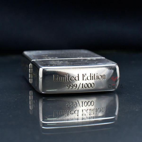 Zippo Bạc Khối Tái bản 1941 Khắc Chủ Đề Cha Con Father's Day BK23
