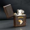 Zippo Bọc Da Khắc Logo Sư Đoàn Không Vận Hoa Kỳ Airborne ZN10