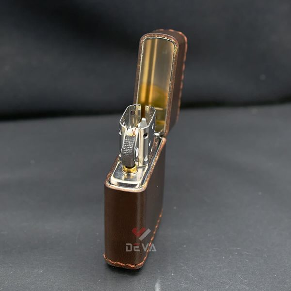 Zippo Bọc Da Khắc Logo Sư Đoàn Không Vận Hoa Kỳ Airborne ZN10