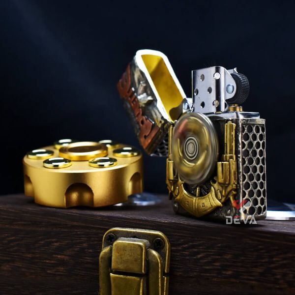 Set Zippo Cò Quay Nga Russian Roulette And Fidget Spinner ZN88