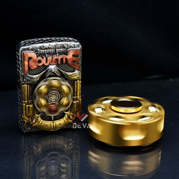 Set Zippo Cò Quay Nga Russian Roulette And Fidget Spinner ZN88