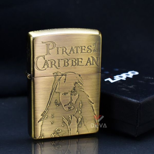Zippo Thuyền Trưởng Jack Sparrow Cướp Biển Vùng Caribe ZN271
