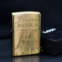 Zippo Thuyền Trưởng Jack Sparrow Cướp Biển Vùng Caribe ZN271