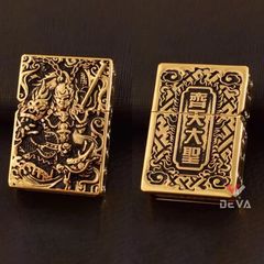 Bật lửa xăng đá Zorro bọc vỏ dày khắc nổi Tôn Ngộ Không Z-KJ1023