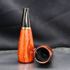 Tẩu gỗ thạch nam cán sừng Freesize TN07