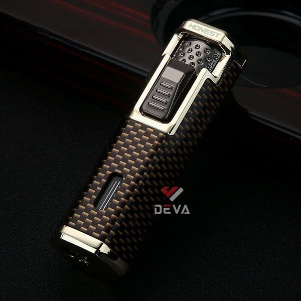 Bật lửa Honest khò đại 1 tia kèm ô cửa quan sát gas BCZ 839