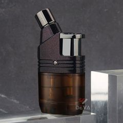 Bật lửa Honest khò 1 tia lửa chéo bình gas trong suốt BCZ 799